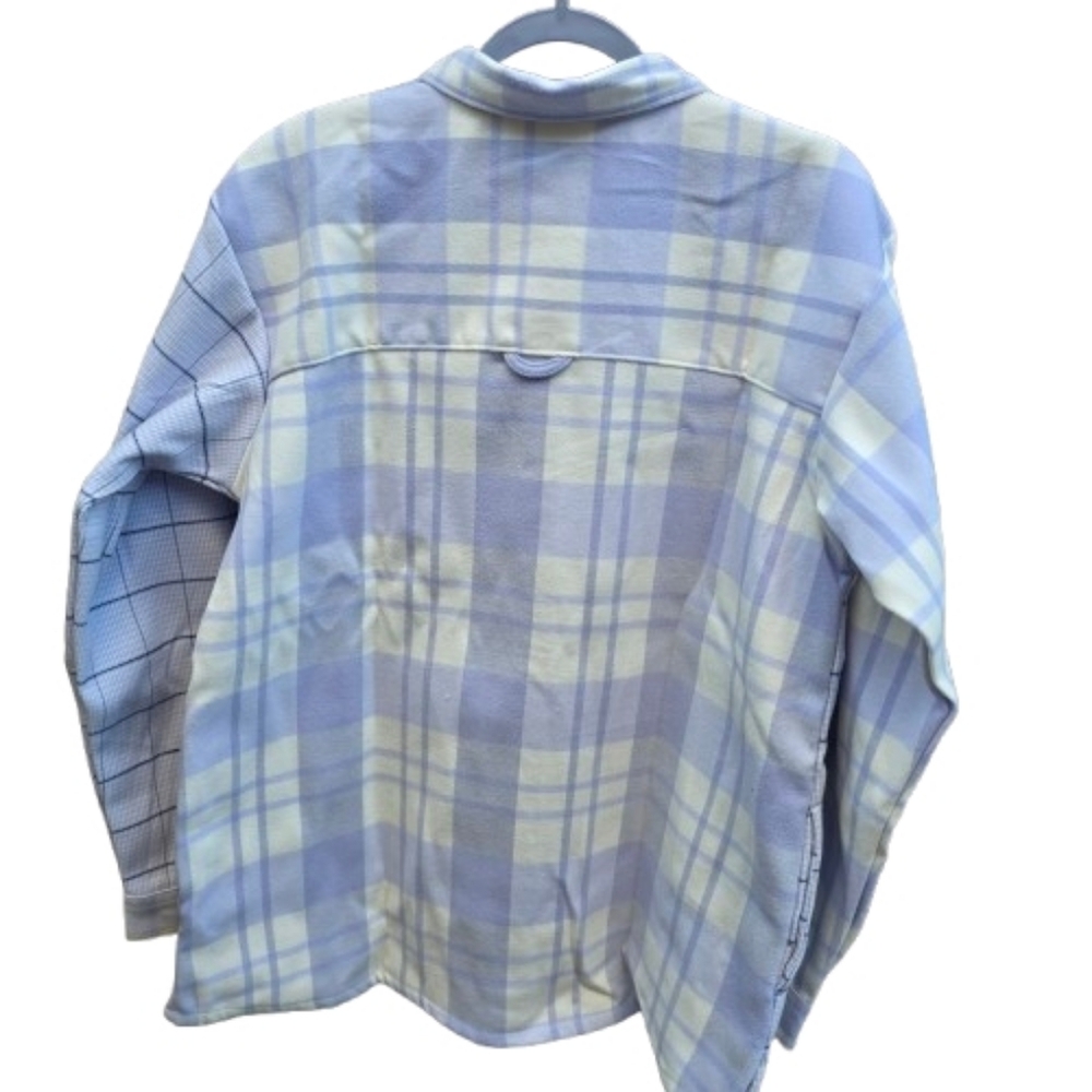 Columbia Women's Plaid Button-Up Flannel Shirt Size L - Picture 3 of 10